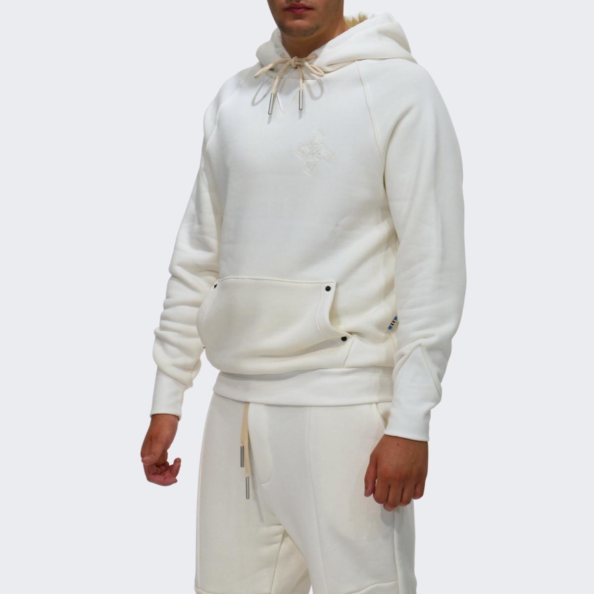 Inverno, Bianco, Chiodi Milano, Con Cappuccio, Cotone, Felpa, Felpe, FW23, Gesso, Idoneo, L, M, Marrone, Nero, Outlet, S, Uomo, XL, XXL, XXXL