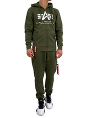 Alpha Industries Felpa 178325 - SanShopLuxury - -50%, 2018, Abbigliamento, Alpha Industries, Autunno/Inverno, Felpa, FW18, M, Outlet, S, Uomo, Verde, Zip