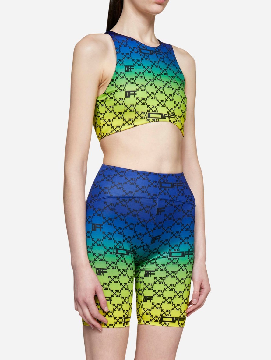 Off-White Short OWVH028S22JER001 5510 - SanShopLuxury - 2022, Abbigliamento, Donna, L, M, Off-White, Outlet, Primavera/Estate, S, Short, SS22, Verde