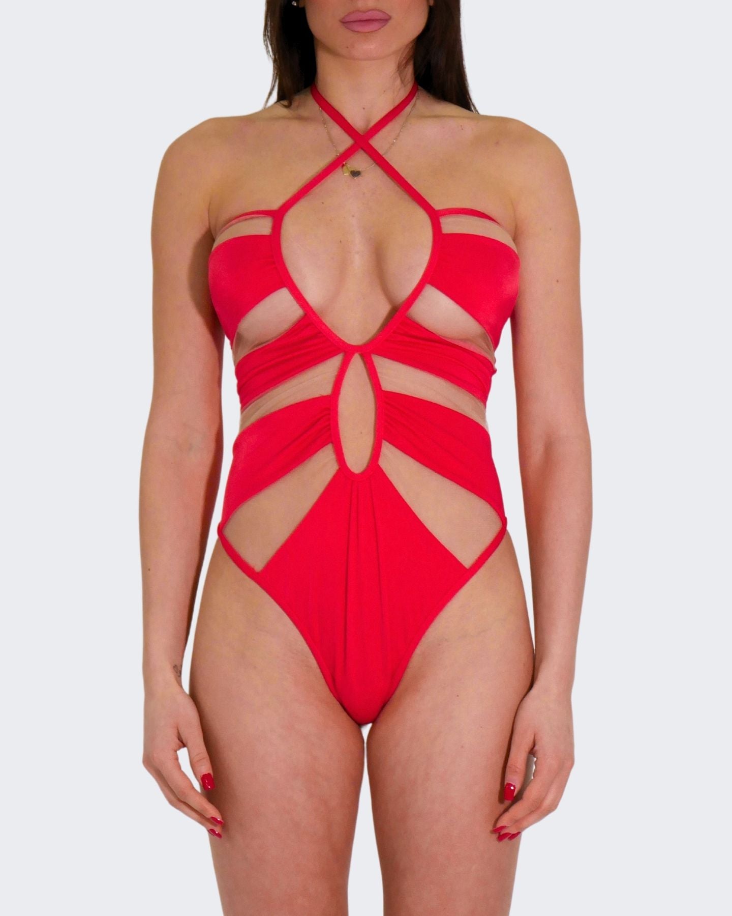 Fabrizia Costume SG03 0034 - SanShopLuxury - 2024, Abbigliamento, Beachwear, Costume, Donna, Fabrizia, Fragola, Idoneo, Intero, Outlet, Primavera/Estate, S, SS24, Ultimo