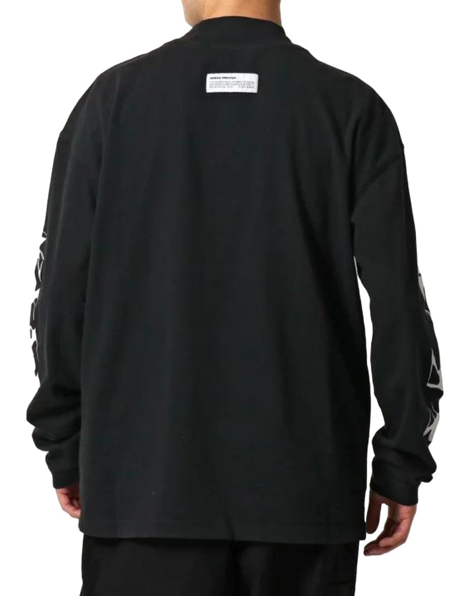 Heron Preston T-Shirt HMAB017F21JER0021001 - SanShopLuxury - -50%, 2021, Abbigliamento, Autunno/Inverno, FW21, Heron Preston, Manica lunga, Nero, Outlet, T-Shirt, Uomo, XL, XXL