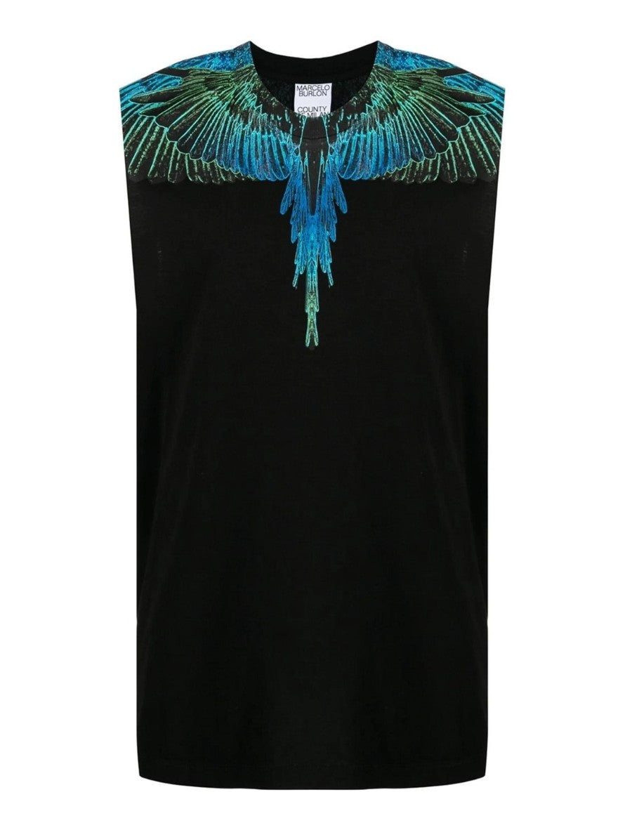 Marcelo Burlon T-Shirt Canotta CMAC021R21JER002