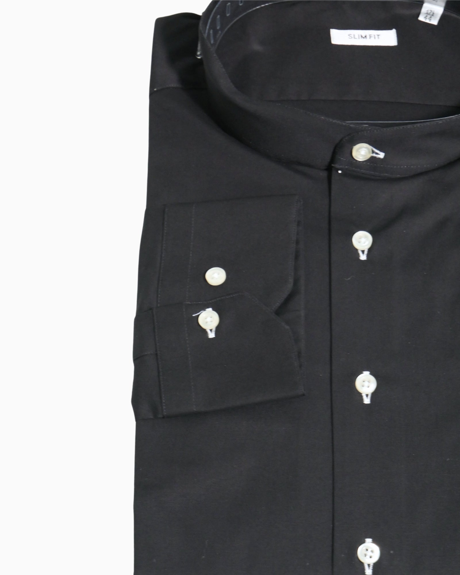 Sartoria Italiana Camicia 004COR04 - SanShopLuxury - 2019, 44, 45, Abbigliamento, Autunno/Inverno, Camicia, Carry Over, Continuativo, Idoneo, Nero, New, Primavera/Estate, Sartoria Italiana, Uomo