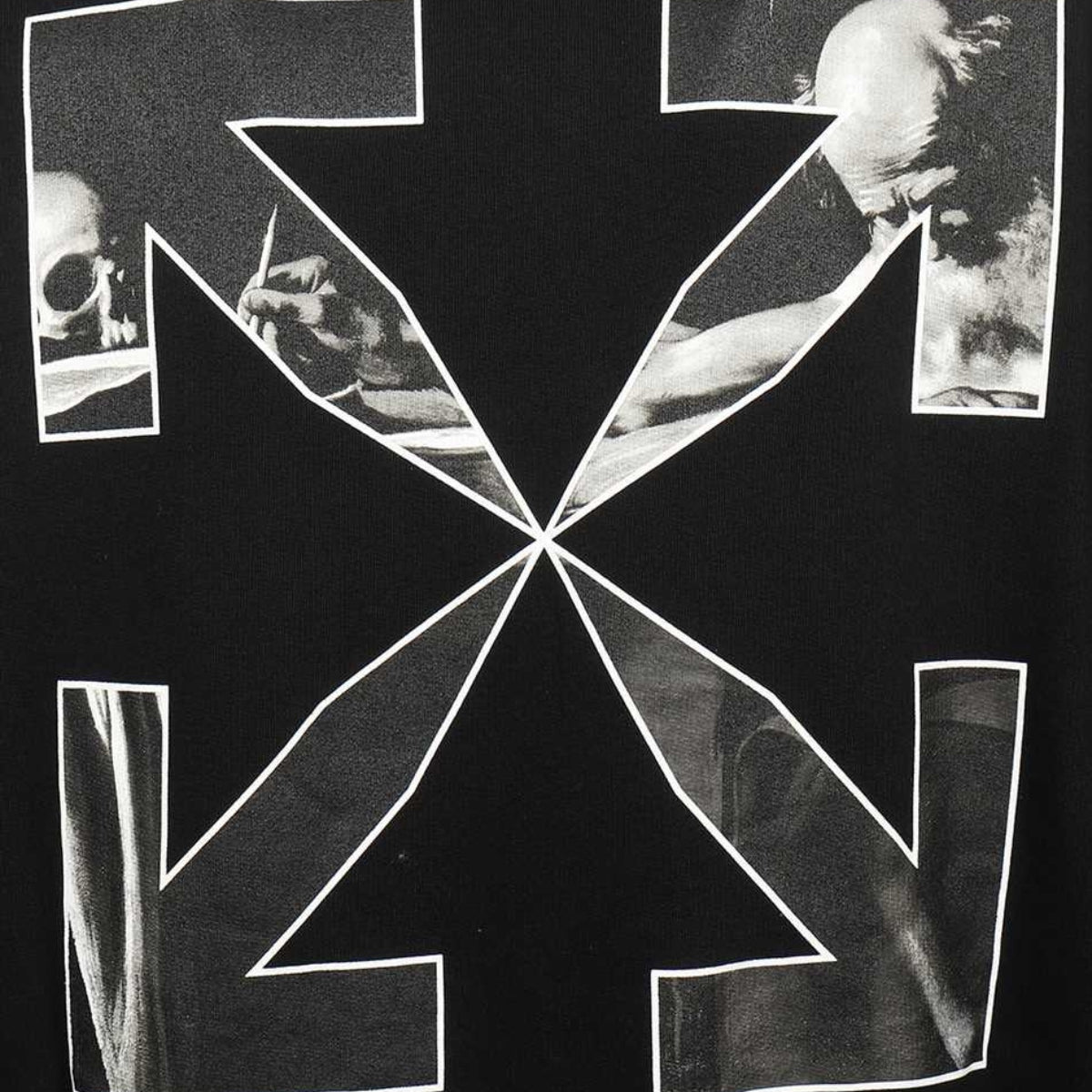 Off-White Felpa OMBB037C99FLE003 - SanShopLuxury - Abbigliamento, Autunno/Inverno, Carry Over, Con Cappuccio, Continuativo, Felpa, Idoneo, M, Nero, New, Off-White, Primavera/Estate, Uomo, XL, XXL