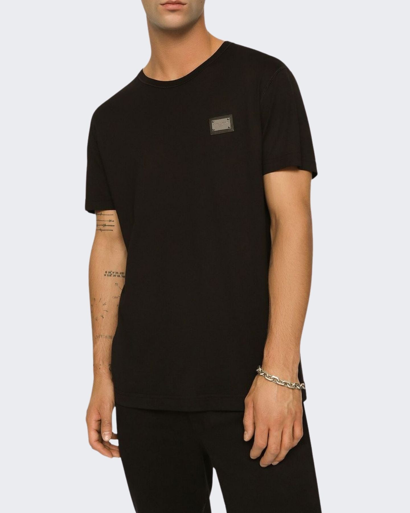 Dolce & Gabbana T-Shirt G8PT1T G7F2I N0000 - SanShopLuxury - 46, 48, 50, 52, 54, 56, Abbigliamento, Autunno/Inverno, Carry Over, Continuativo, Dolce & Gabbana, Idoneo, Nero, New, Primavera/Estate, T-Shirt, Uomo