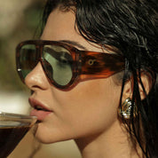 Sunglasses Occhiali VENEZIA HAVANA BLU-C03 - SanShopLuxury - 2025, Accessori, Autunno/Inverno, Bellezza, Carry Over, Continuativo, Donna, Idoneo, Maculato, New, Occhiali, Primavera/Estate, Sunglasses, UNISEX, Uomo