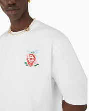 Casablanca T-Shirt MAW25JTS044/08 - SanShopLuxury - 2025, Abbigliamento, Autunno/Inverno, Bianco, Casablanca, FW25, Idoneo, L, M, New, S, T-Shirt, Uomo, XL, XXL, XXXL