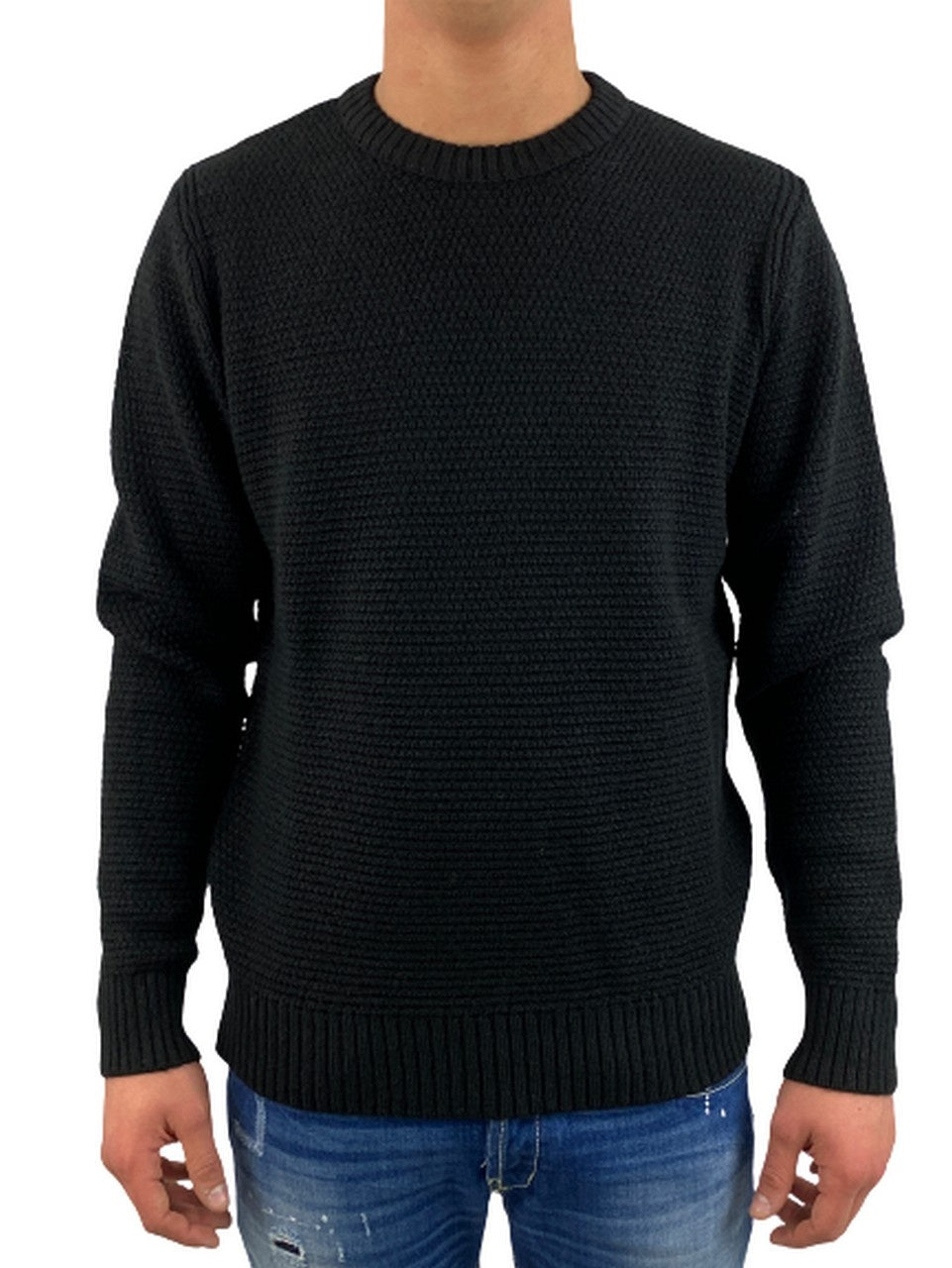 Dik Tat Maglieria DK87008 - SanShopLuxury - -50%, 2020, Abbigliamento, Autunno/Inverno, Bianco, Dik Tat, FW20, L, M, Maglieria, Nero, Outlet, S, Uomo