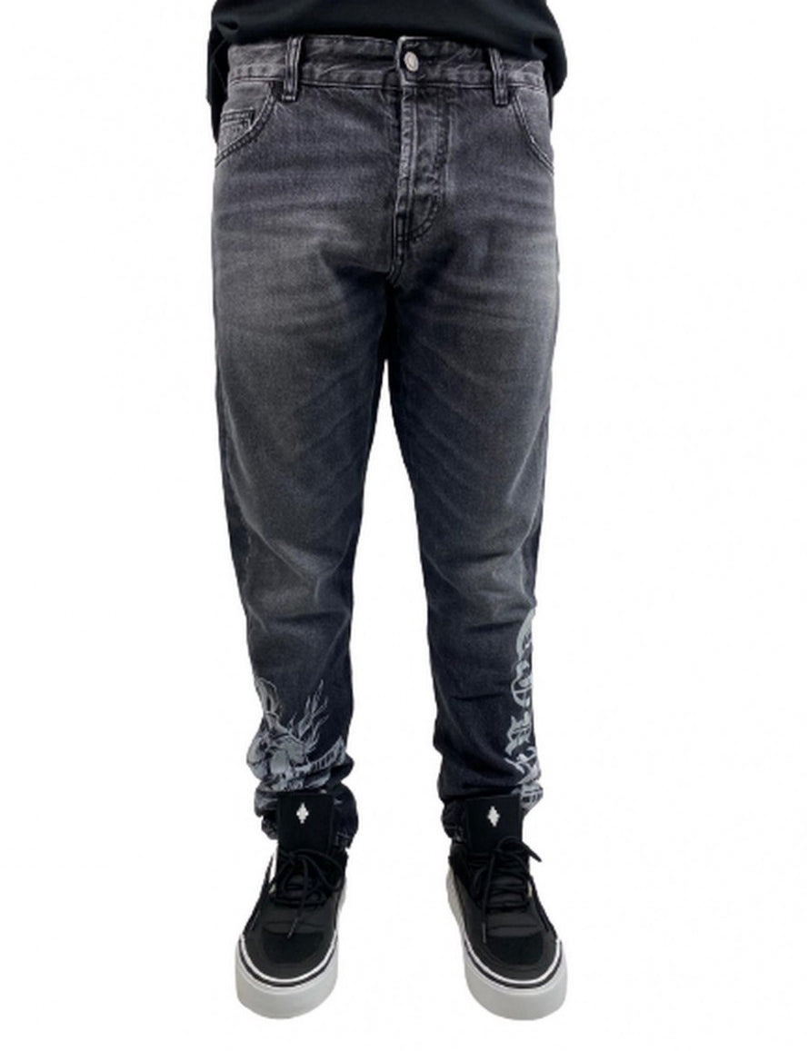 Inverno, FW18, Grigio, Jeans, Marcelo Burlon, Outlet, Uomo