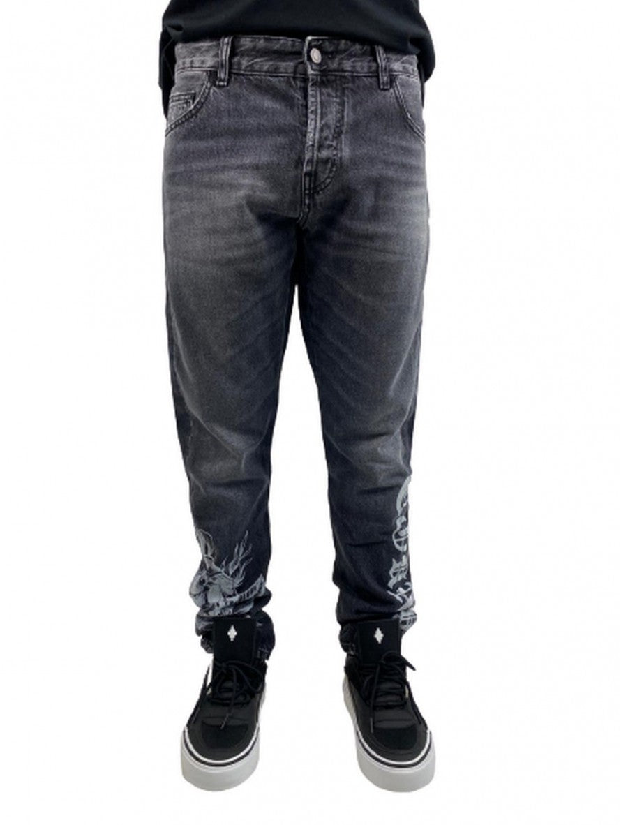 Marcelo Burlon Jeans CMYA009F18868139 - SanShopLuxury - -50%, 2018, 44, 46, 48, Abbigliamento, Autunno/Inverno, FW18, Grigio, Jeans, Marcelo Burlon, Outlet, Uomo