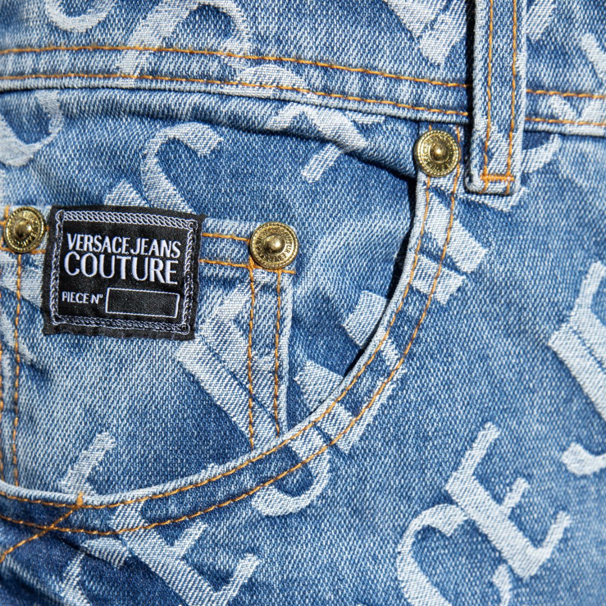 Versace Jeans Couture Jeans 75GAB5R0 DW054 - SanShopLuxury - 2023, 46, 50, Abbigliamento, Autunno/Inverno, Blu, FW23, Idoneo, Jeans, Outlet, Ultimo, Uomo, Versace Jeans Couture