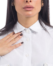 So Lavish Camicia C4049 - SanShopLuxury - 2024, 40, 42, 44, Abbigliamento, Autunno/Inverno, Bianco, Camicia, Continuativo, Donna, FW24, Idoneo, Outlet, Primavera/Estate, So Lavish