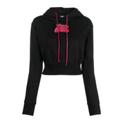 Versace Jeans Couture Felpa 75HAII04 CF00I - SanShopLuxury - 2023, Abbigliamento, Autunno/Inverno, Con Cappuccio, Donna, Felpa, FW23, L, M, Nero-Fucsia, Outlet, S, Versace Jeans Couture