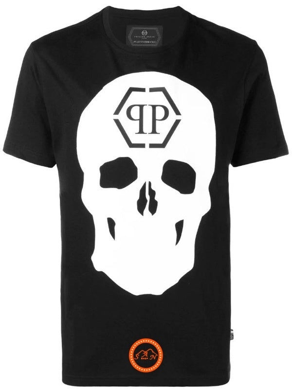 Philipp Plein T-Shirt MTK2665PJY002N - SanShopLuxury - -50%, 2018, Abbigliamento, Autunno/Inverno, FW18, Nero, Outlet, Philipp Plein, T-Shirt, Ultimo, Uomo, XXL
