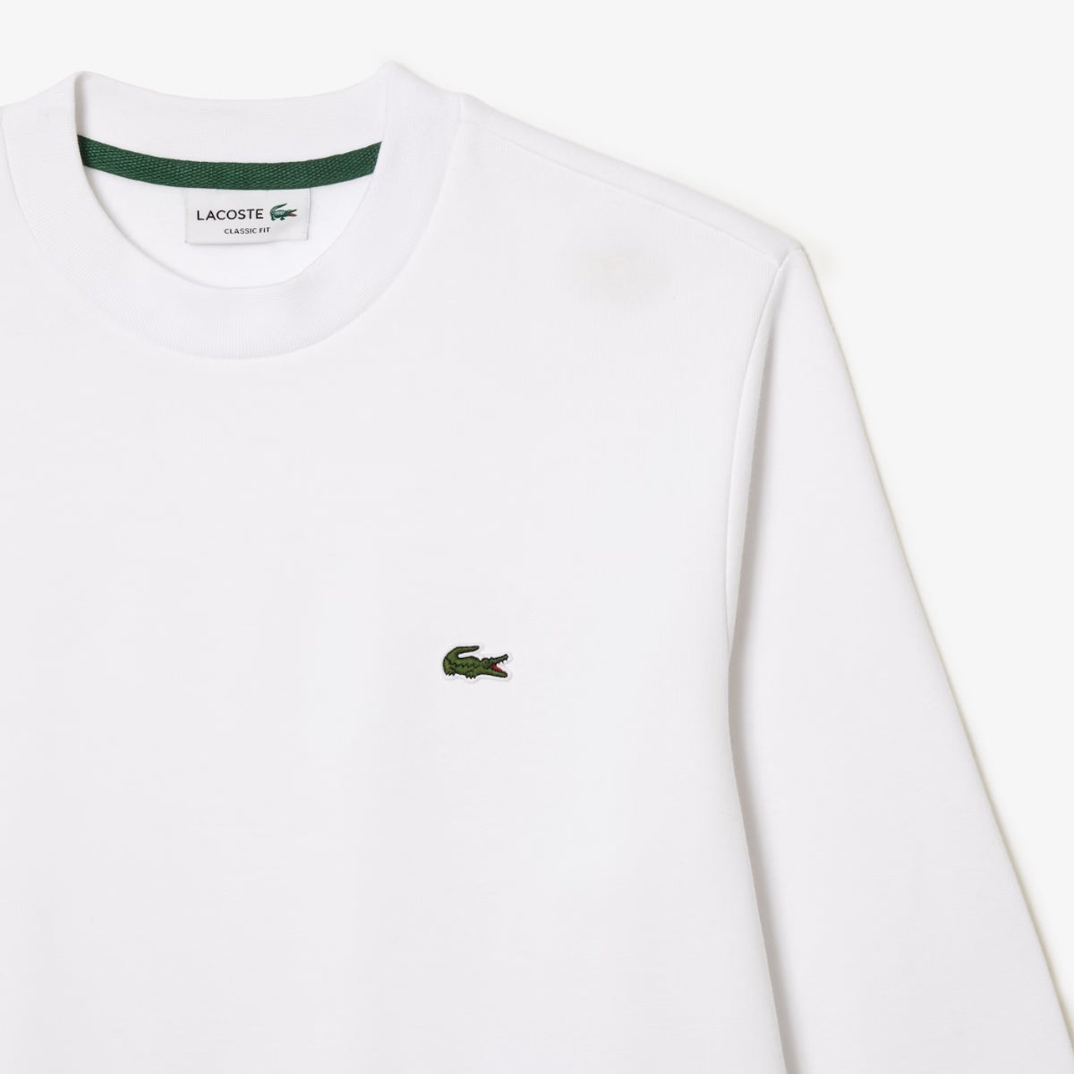 Inverno, Bianco, Blu, Felpa, FW23, Girocollo, L, Lacoste, Outlet, Uomo, XL, XXL