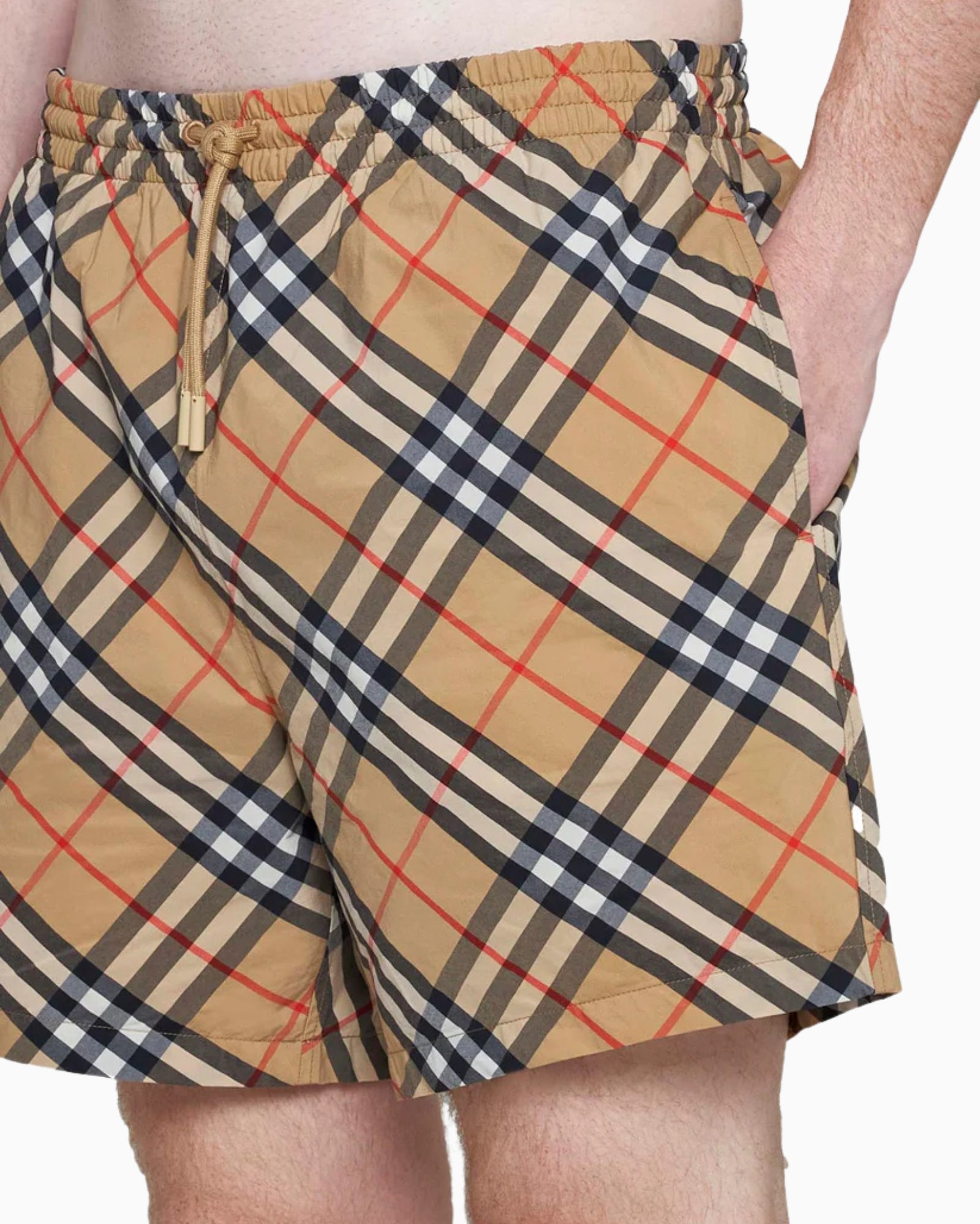 Burberry Costume 8087335-B9368 - SanShopLuxury - 2025, Abbigliamento, Beachwear, Beige, Burberry, Carry Over, Costume, L, New, Primavera/Estate, S, Stellato, Ultimo, Uomo, XS