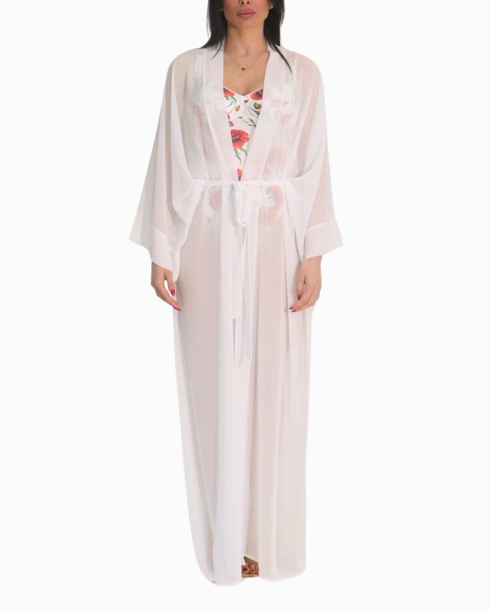 District Margherita Mazzei Copricostume 5WU73 0406 - SanShopLuxury - 2025, Abbigliamento, Beachwear, Bianco, Copricostume, District Margherita Mazzei, Donna, Idoneo, Kimono Lungo, New, Primavera/Estate, SS25, Ultimo, Unica