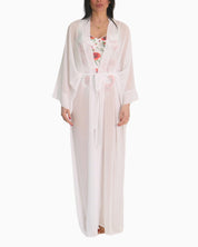 District Margherita Mazzei Copricostume 5WU73 0406 - SanShopLuxury - 2025, Abbigliamento, Beachwear, Bianco, Copricostume, District Margherita Mazzei, Donna, Idoneo, Kimono Lungo, New, Primavera/Estate, SS25, Ultimo, Unica