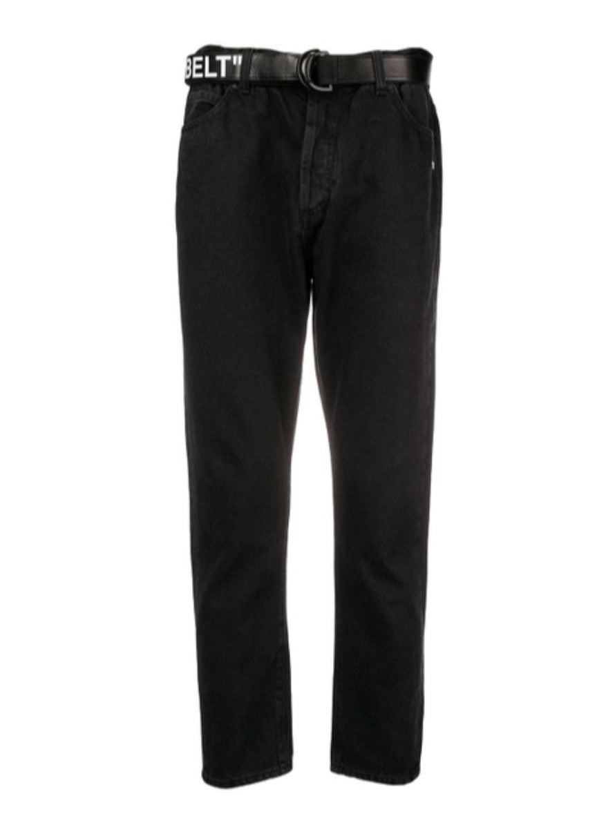 Off-White Jeans OMYA005F181660041000 - SanShopLuxury - -50%, 2018, 47, Abbigliamento, Autunno/Inverno, FW18, Jeans, Nero, Off-White, Outlet, Ultimo, Uomo