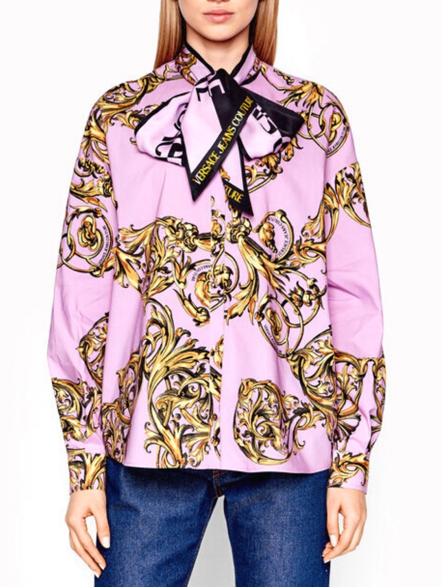 Versace Jeans Couture Camicie 72HAL2A7 - SanShopLuxury - 2022, 38, Abbigliamento, Camicie, Donna, Outlet, Primavera/Estate, Rosa, SS22, Ultimo, Versace Jeans Couture