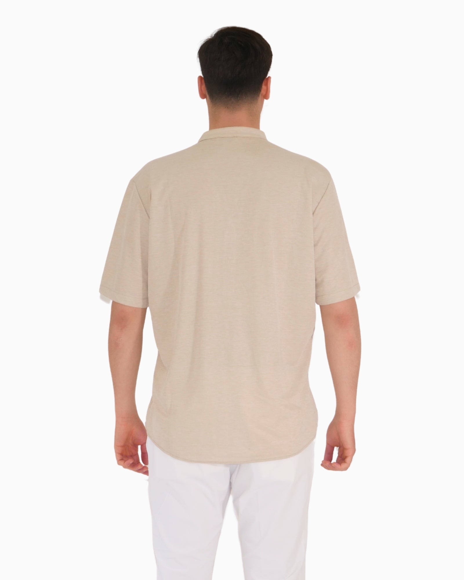 Brian Rush T-Shirt Polo FD360-CAM275-BEIGE