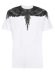 Marcelo Burlon T-Shirt CMAA018C99JER001 - SanShopLuxury - Abbigliamento, Autunno/Inverno, Bianco, Bianco-Nero, Carry Over, Continuativo, Idoneo, Khaki, L, M, Marcelo Burlon, Nero, Nero-Blu, New, Primavera/Estate, S, T-Shirt, Uomo, Verde, XL, XXL