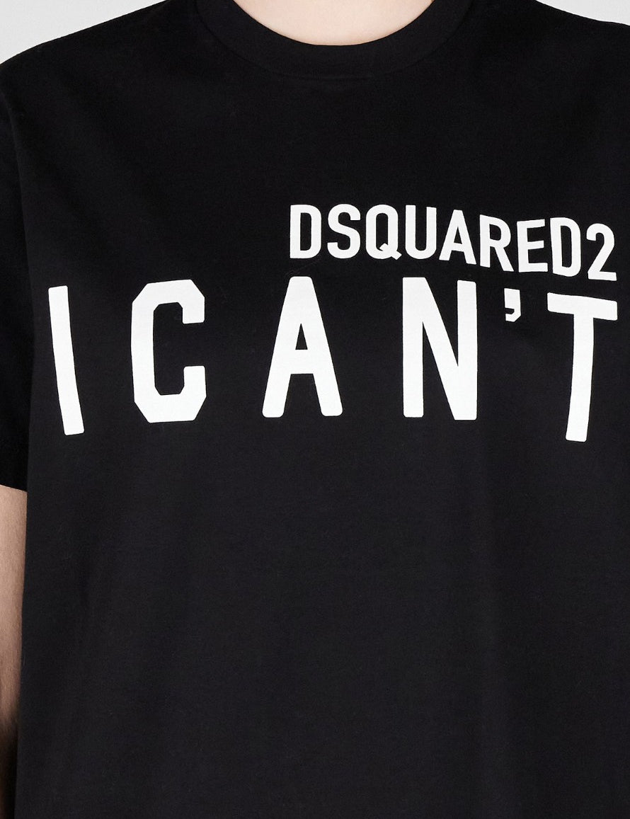 Inverno, Donna, Dsquared2, FW22, Idoneo, L, M, Nero, Outlet, S, T-Shirt, XL