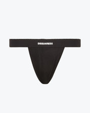 Dsquared2 Perizoma D8L205740-010 - SanShopLuxury - 1°, 2°, 3°, 4°, 5°, Autunno/Inverno, Carry Over, Continuativo, Donna, Dsquared2, Idoneo, Intimo, Nero, New, Perizoma, Primavera/Estate