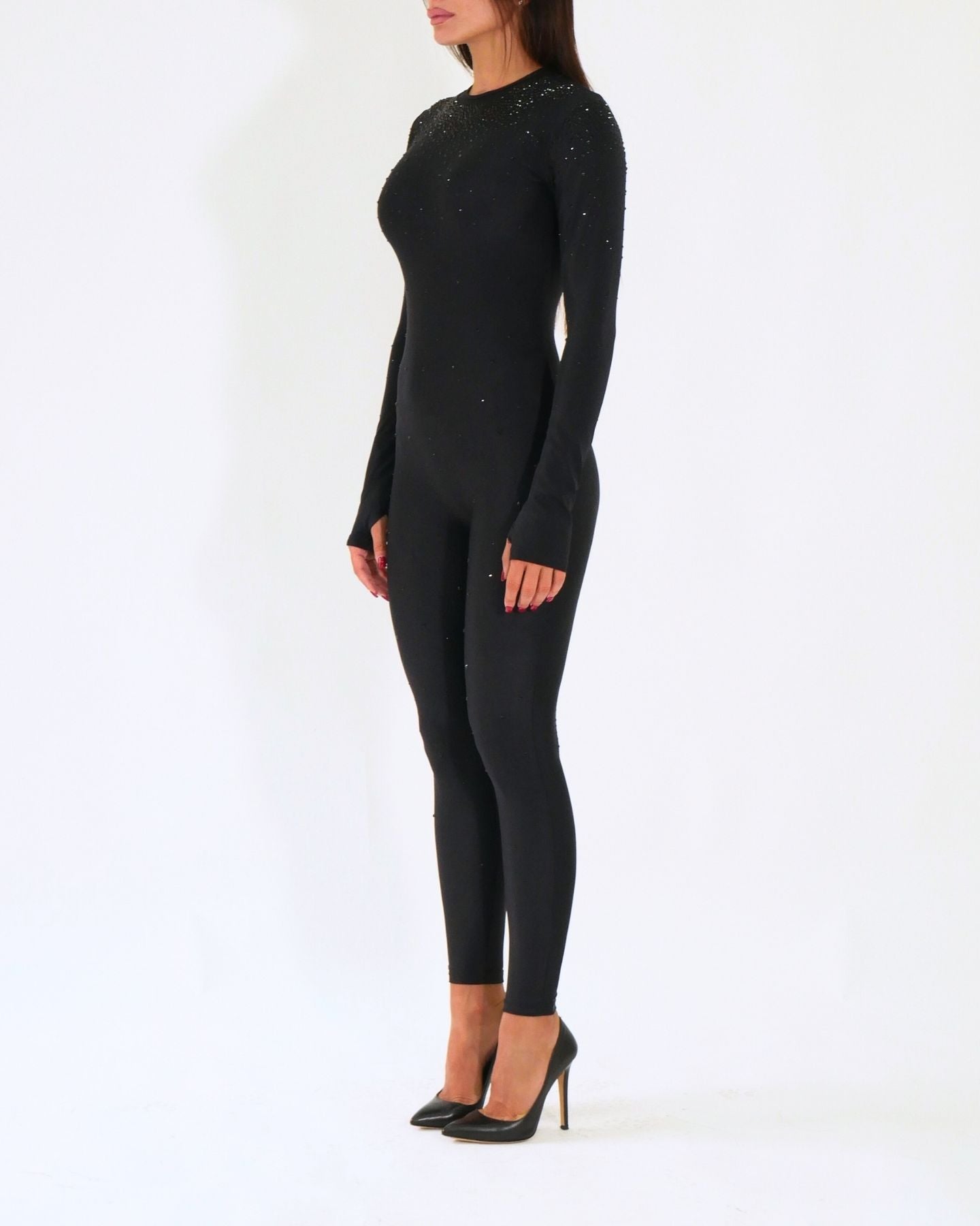 District Margherita Mazzei Tuta Intera SH88 0407 - SanShopLuxury - 2024, Abbigliamento, Autunno/Inverno, District Margherita Mazzei, Donna, FW24, Idoneo, L, M, Nero, Outlet, S, Tuta Intera, XL, XS