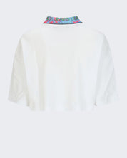 Versace Jeans Couture T-Shirt 76HAGT00/CJ01T003 - SanShopLuxury - 2024, Abbigliamento, Bianco, Donna, Idoneo, L, M, Outlet, polo, Primavera/Estate, SS24, T-Shirt, Versace Jeans Couture