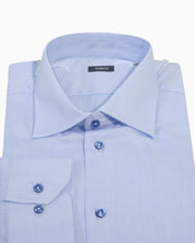 Sartoria Italiana Camicia 002-ROMA-5 - SanShopLuxury - 2019, 40, 41, Abbigliamento, Autunno/Inverno, Azzurro, Camicia, Carry Over, Continuativo, Idoneo, New, Primavera/Estate, Sartoria Italiana, Uomo