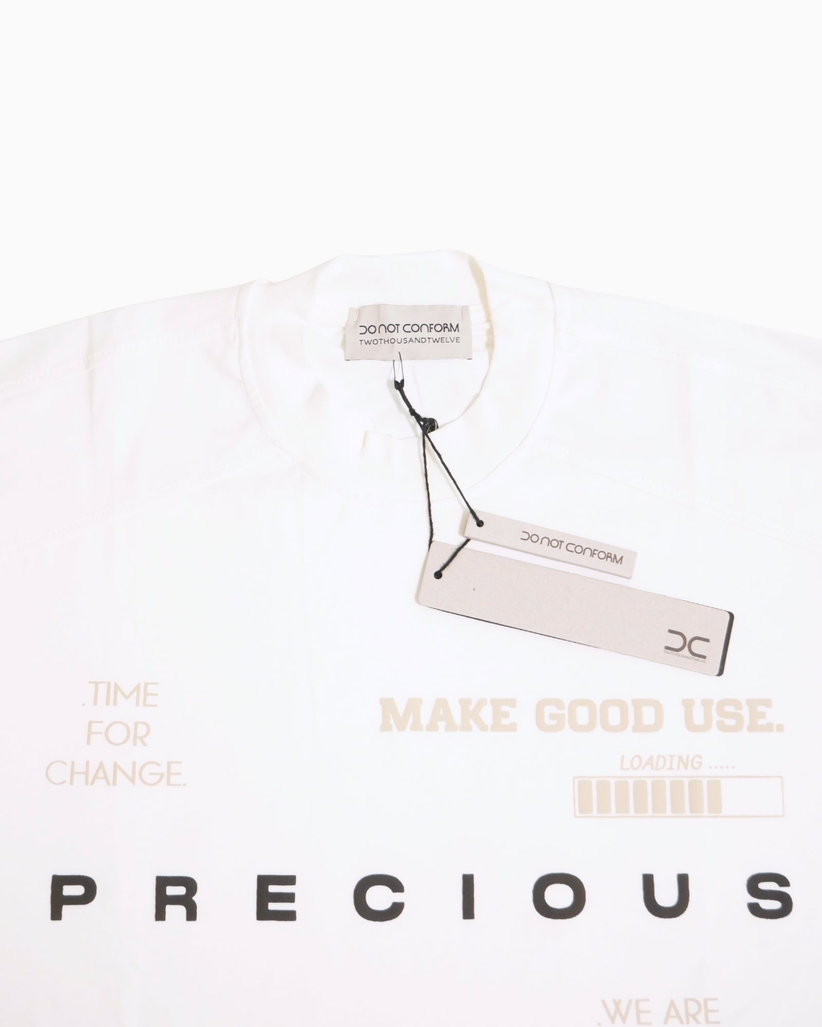 T-Shirt Donotconform TEE6016-B - SanShopLuxury - 2025, Abbigliamento, Bianco, Donotconform, Idoneo, L, M, New, Primavera/Estate, S, SS25, T-Shirt, Ultimo, Uomo, XL