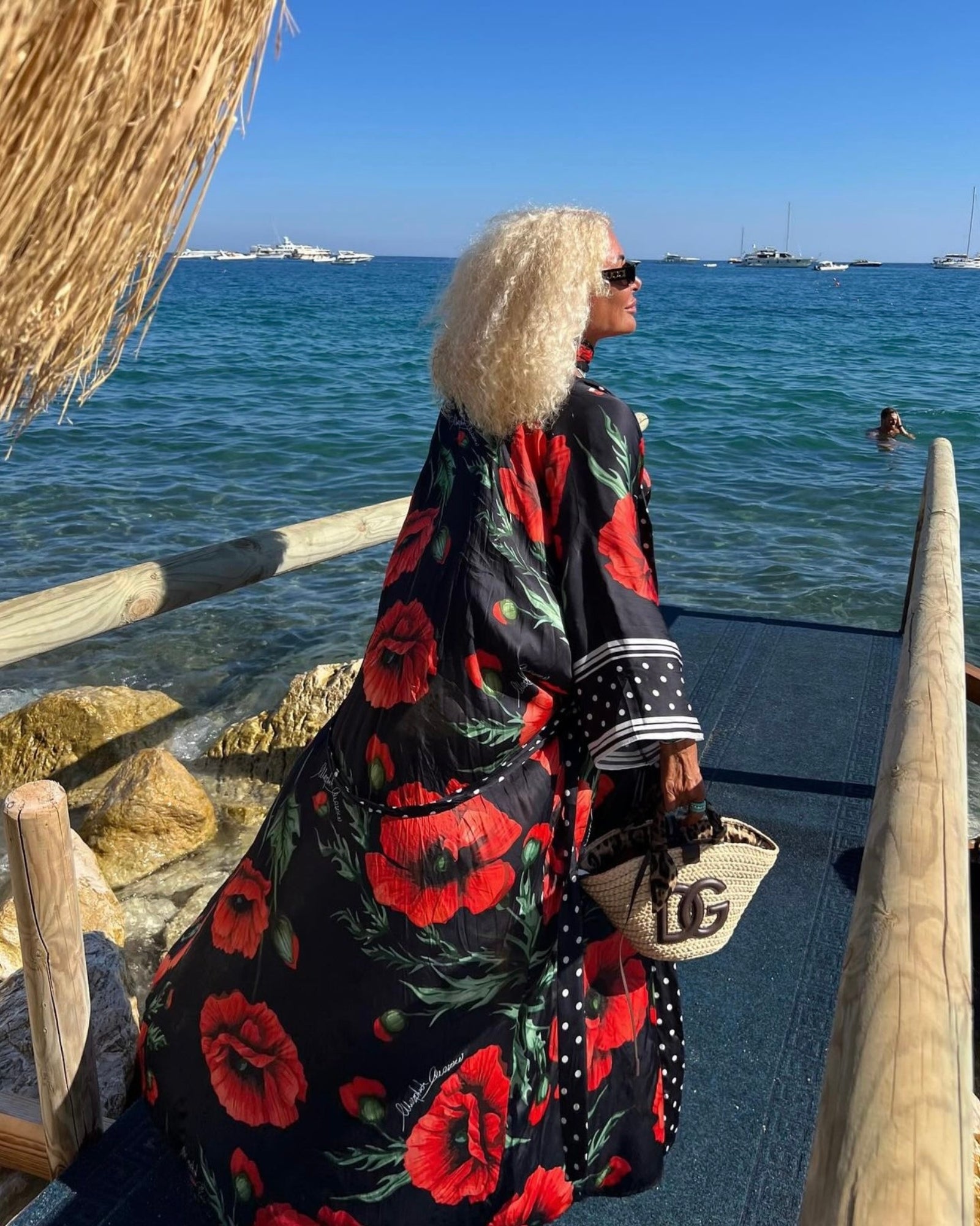 District Margherita Mazzei Copricostume 5PS72-0050 - SanShopLuxury - 2025, Abbigliamento, Beachwear, Copricostume, District Margherita Mazzei, Donna, Idoneo, Kimono Lungo, Nero, New, Primavera/Estate, SS25, Ultimo, Unica