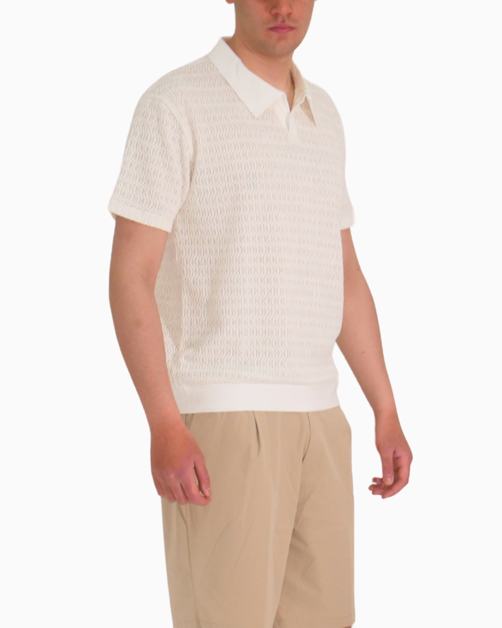 Brian Rush T-Shirt Polo FD203-MA330-PANNA