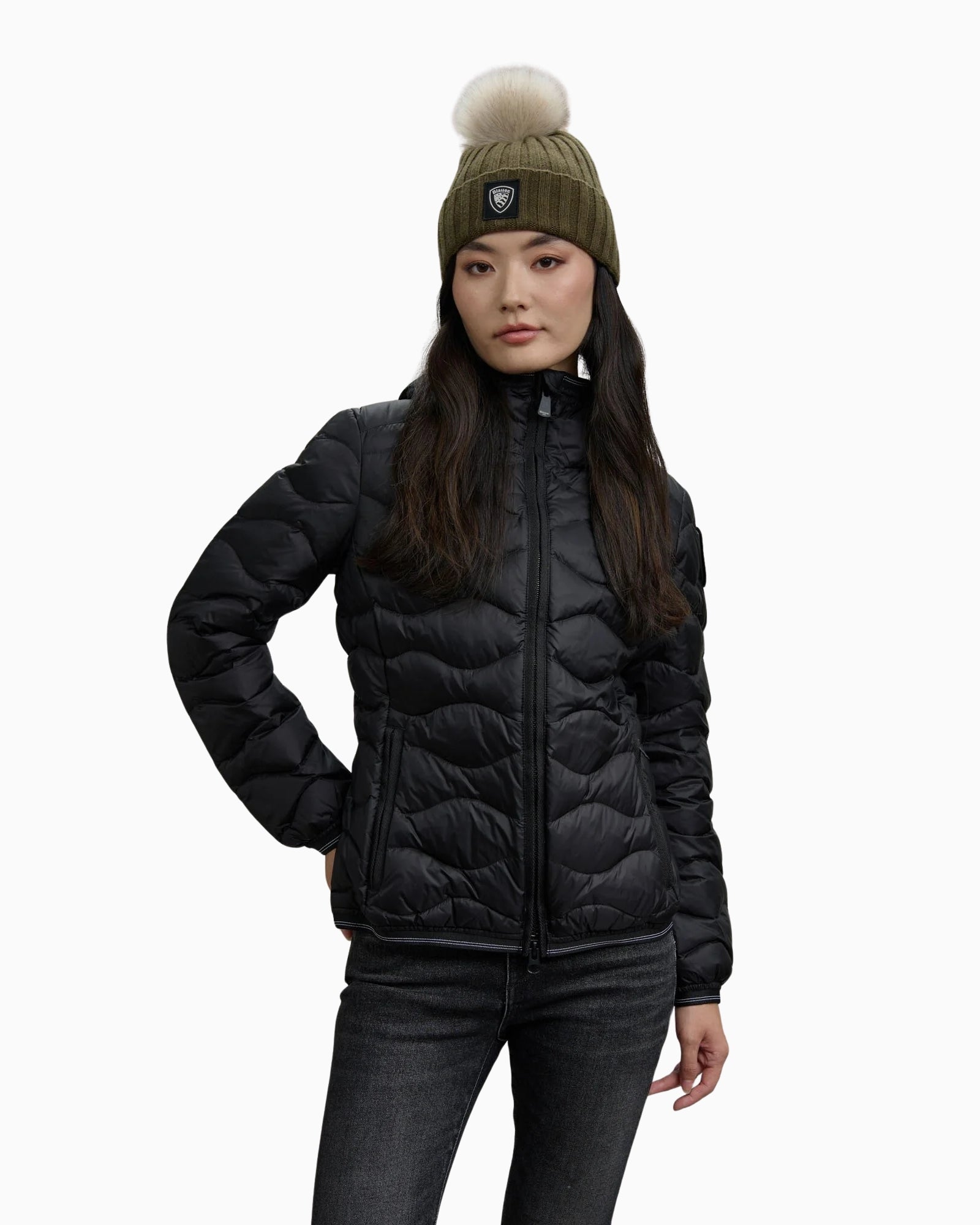 Blauer Giubbino 25WBLDC03095-999EI - SanShopLuxury - 2025, Abbigliamento, Autunno/Inverno, Blauer, Donna, FW25, Giubbino, Idoneo, L, M, Nero, New, S, XL, XXL