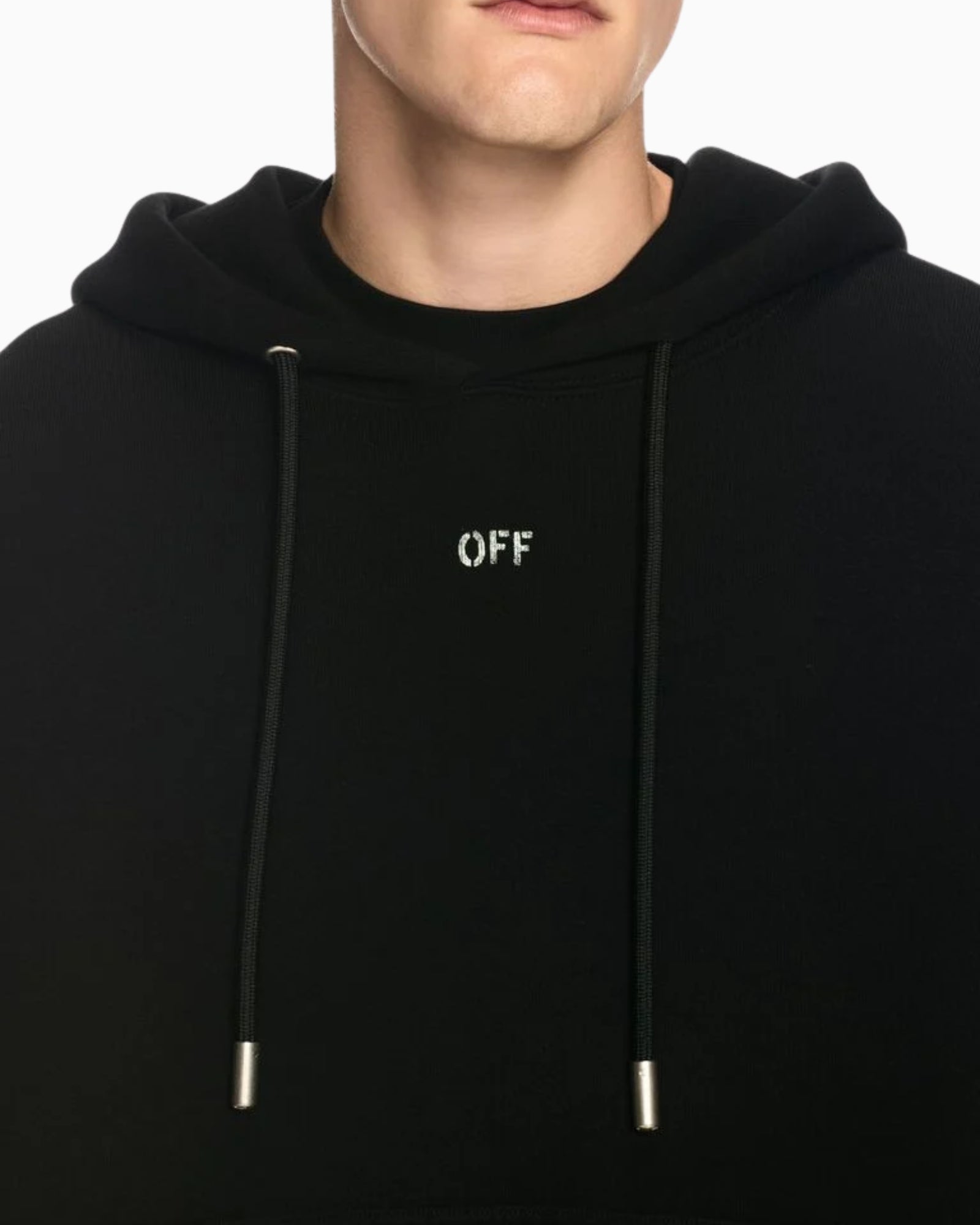 Off-White Felpa OMBB085S25FLE00L1041 - SanShopLuxury - 2025, Abbigliamento, Autunno/Inverno, Continuativo, Felpa, Idoneo, L, M, Nero, New, Off-White, Primavera/Estate, S, SS25, Uomo, XL