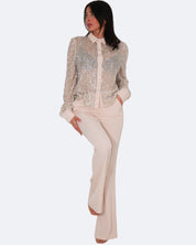 So Lavish Pantalone P4054-A - SanShopLuxury - 2024, 38, 40, 42, 44, 46, Abbigliamento, Autunno/Inverno, Avorio, Continuativo, Donna, FW24, Idoneo, Outlet, Pantalone, Primavera/Estate, So Lavish