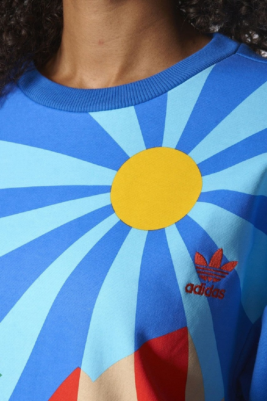 Adidas Felpa BJ8215 - SanShopLuxury - -50%, 2019, Abbigliamento, Adidas, Autunno/Inverno, Donna, Felpa, FW19, L, Multicolore, Outlet, S