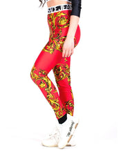 Versace Jeans Couture Leggings 72HAC101 - SanShopLuxury - 2022, 38, Abbigliamento, Arancione, Donna, Leggings, Outlet, Primavera/Estate, SS22, Ultimo, Versace Jeans Couture