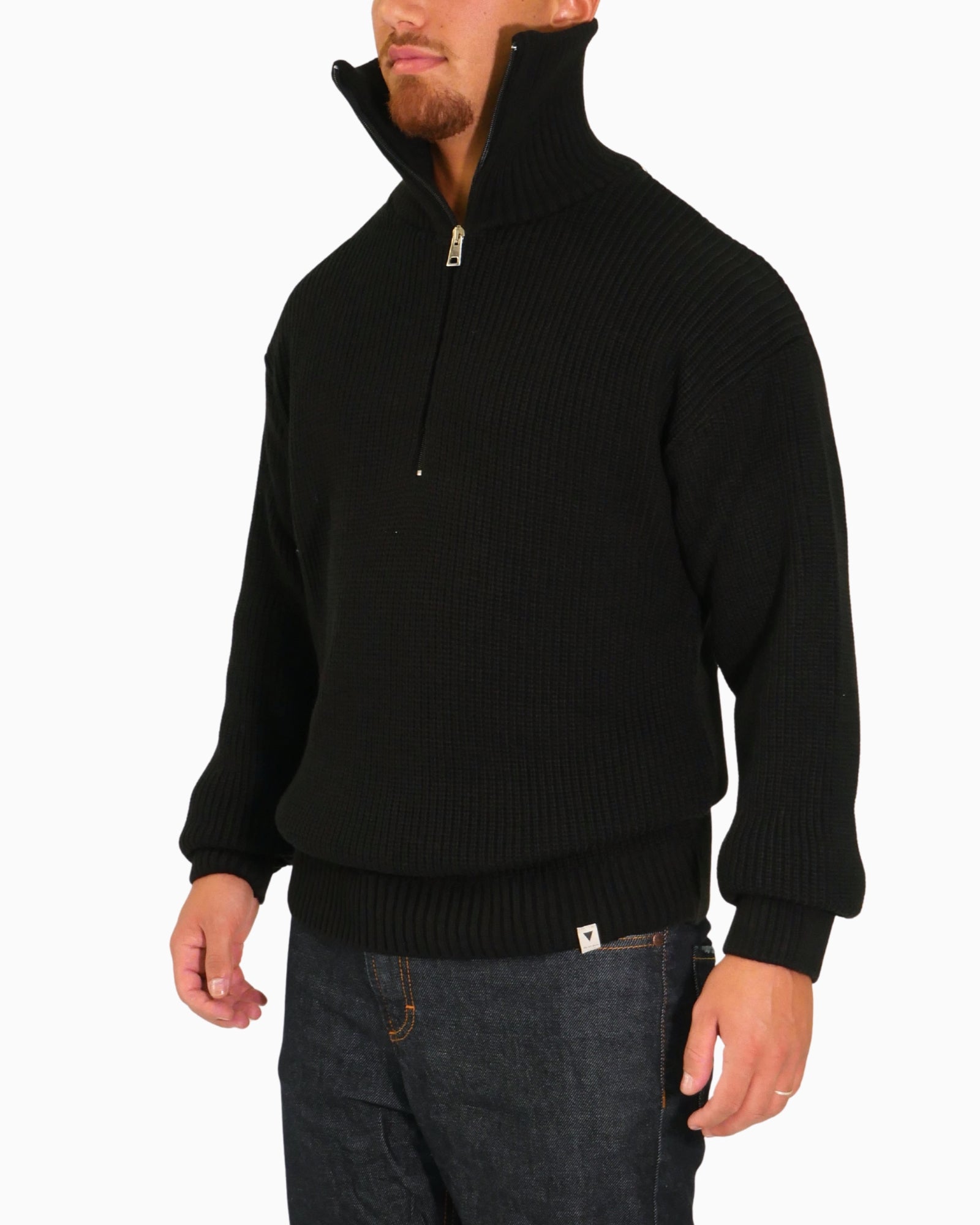 Inverno, FW25, Idoneo, L, M, Maglieria, Nero, New, Uomo, Why Not Brand, XL, XXL