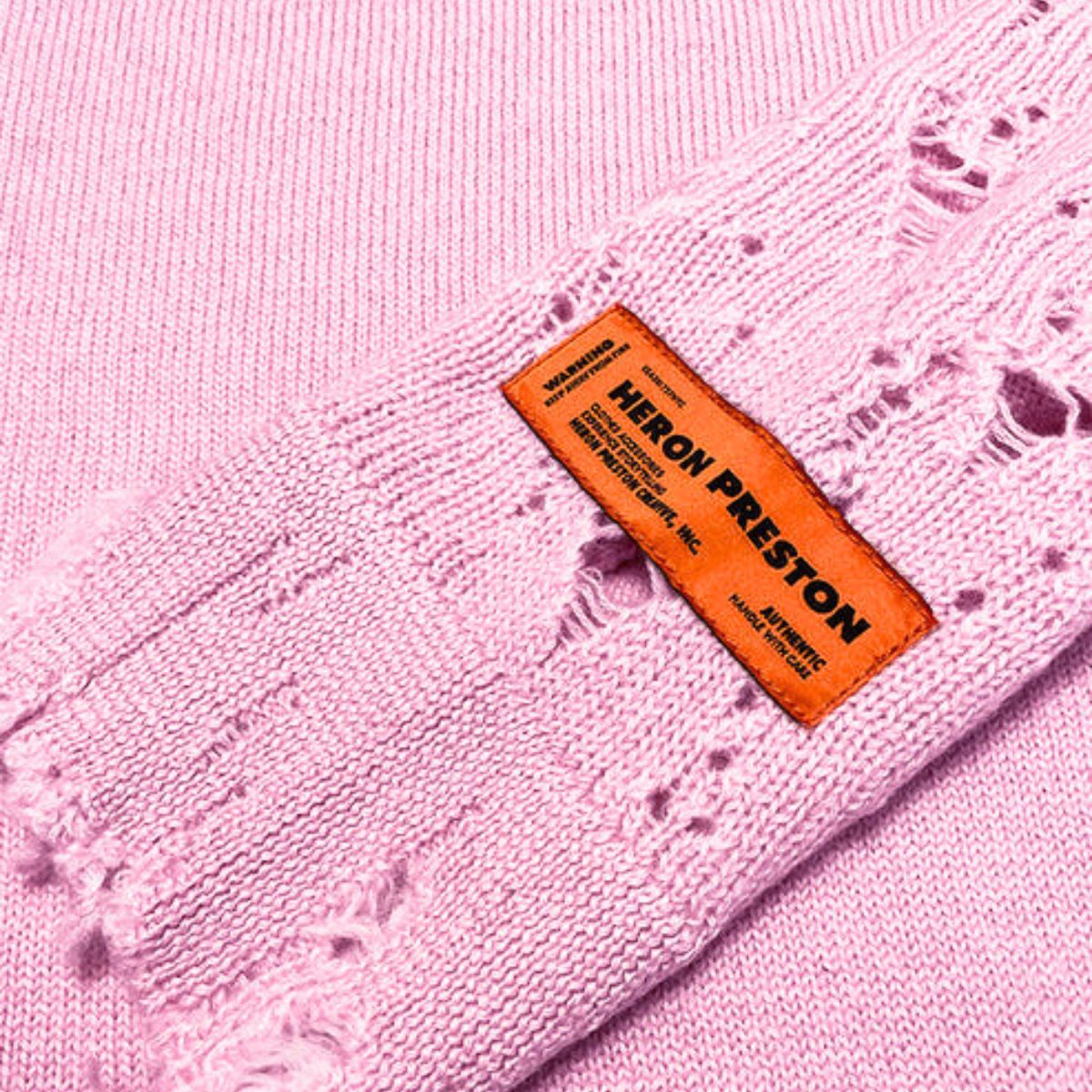 Heron Preston Maglieria HWHE014F23KNI001 - SanShopLuxury - 2023, Abbigliamento, Autunno/Inverno, Donna, FW23, Girocollo, Heron Preston, Lana, M, Maglieria, Nero, Outlet, Rosa, S, XS