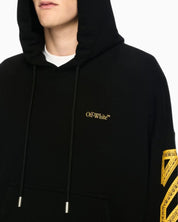 Off-White Felpa OMBB085S25FLE00J1022 - SanShopLuxury - 2025, Abbigliamento, Autunno/Inverno, Continuativo, Felpa, Idoneo, L, M, Nero-Giallo, New, Off-White, Primavera/Estate, S, SS25, Uomo, XL, XS, XXL
