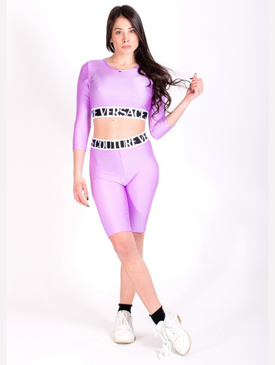 Versace Jeans Couture Short 72HAC110 - SanShopLuxury - 38, 40, 42, 44, 46, Abbigliamento, Activewear, Autunno/Inverno, Blu, Carry Over, Continuativo, Donna, Fucsia, Idoneo, Lilla, Nero, Outlet, Primavera/Estate, Short, Turchese, Versace Jeans Couture