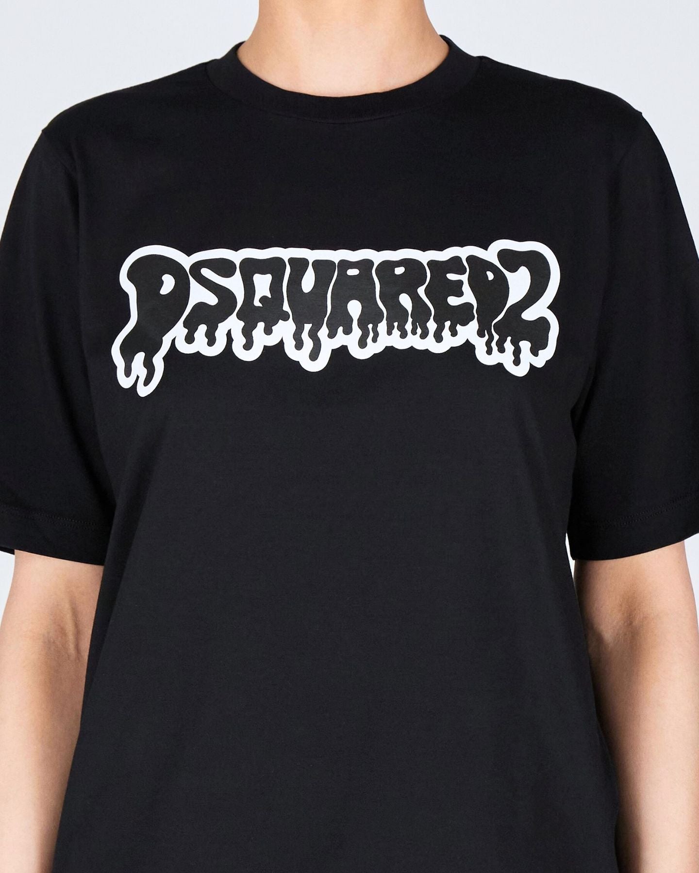 Dsquared2 T-Shirt S75GD0403/S24668963 - SanShopLuxury - 2024, Abbigliamento, Donna, Dsquared2, Idoneo, L, M, Nero, Outlet, Primavera/Estate, S, SS24, T-Shirt, XL, XS