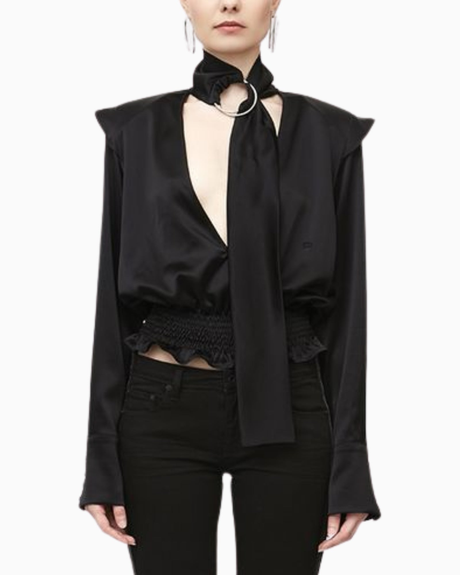 Off-White Camicie OWGA032F17677172 1010 - SanShopLuxury - -70%, 2017, 38, 40, 42, Abbigliamento, Autunno/Inverno, Camicie, Donna, FW17, Nero, Off-White, Outlet