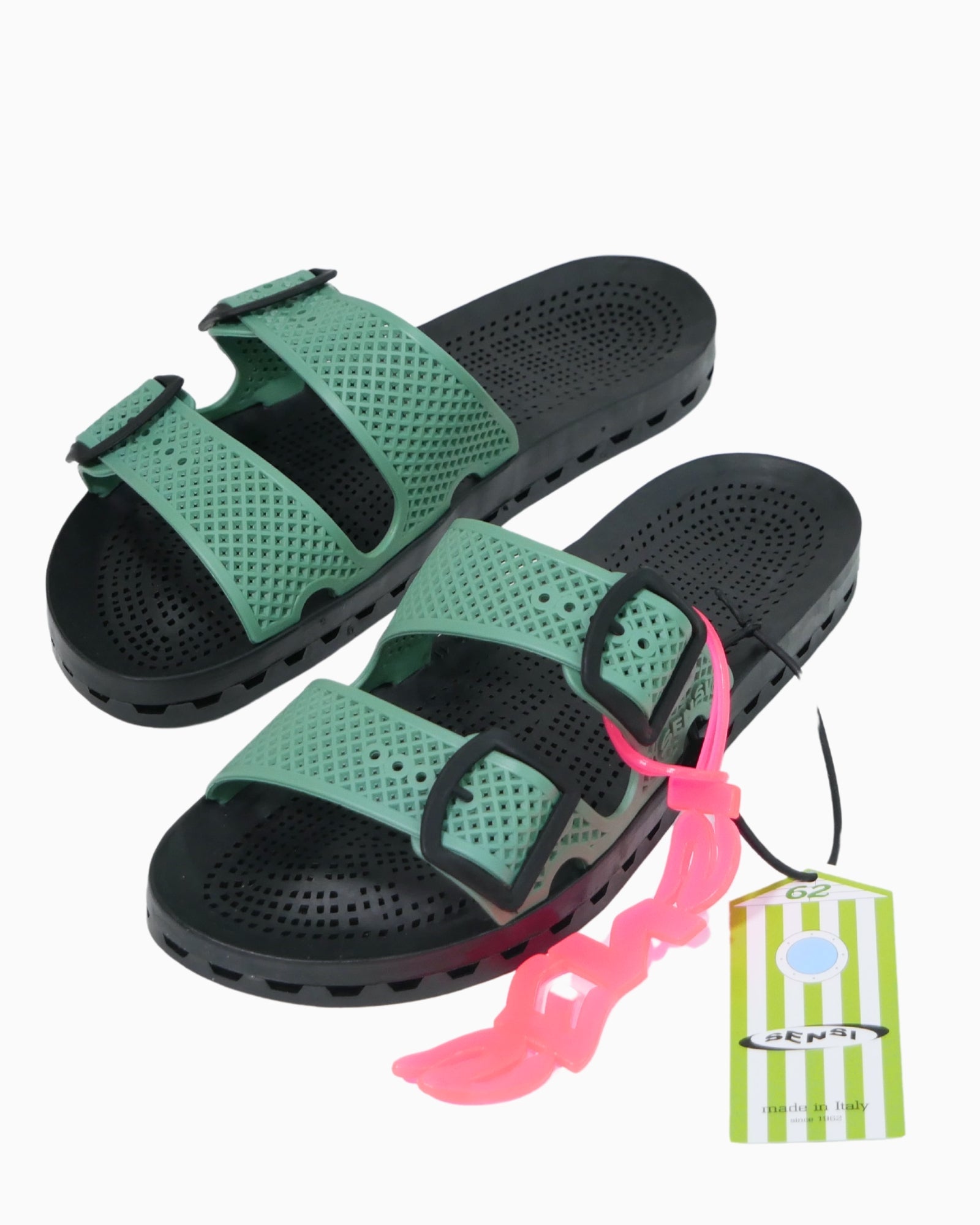 Sensi Sandali 4150/URBAN350 - SanShopLuxury - 36/37, 38/39, 40/41, Beachwear, Calzature, Carry Over, Donna, Gomma, Idoneo, New, Primavera/Estate, Sandali, Sensi, UNISEX, Uomo, Verde Menta