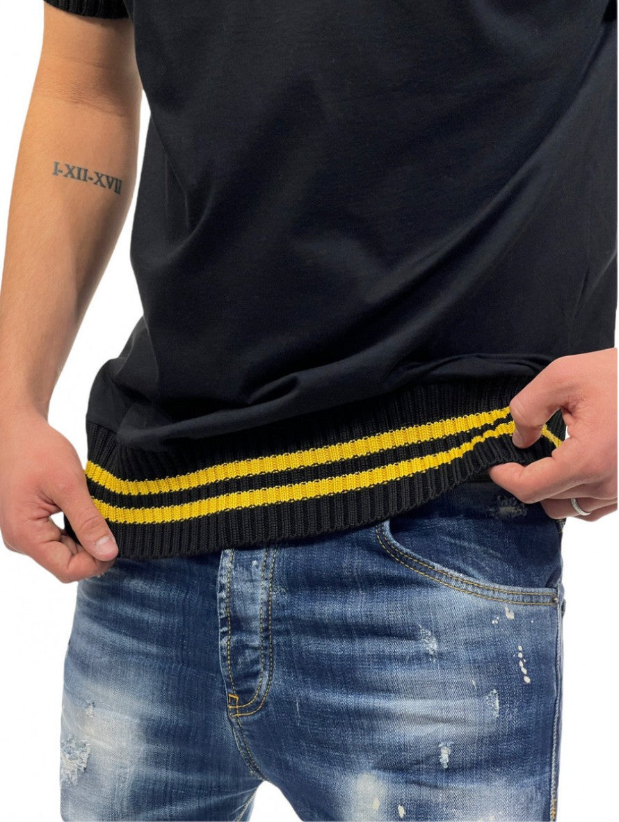 Chiodi Milano T-Shirt 0068 - SanShopLuxury - -50%, 2021, Abbigliamento, Autunno/Inverno, Chiodi Milano, FW21, L, M, Nero, Outlet, S, T-Shirt, Uomo