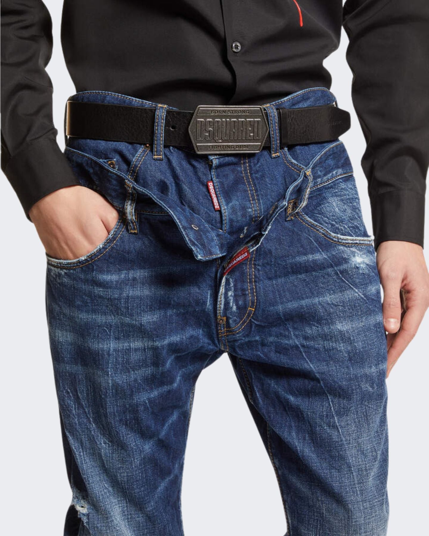 Dsquared2 Jeans S74LB1546S30309470 - SanShopLuxury - 2024, 44, 46, 48, 50, 52, 54, 56, Abbigliamento, Autunno/Inverno, Blu, Continuativo, Dsquared2, FW24, Idoneo, Jeans, Outlet, Primavera/Estate, Uomo