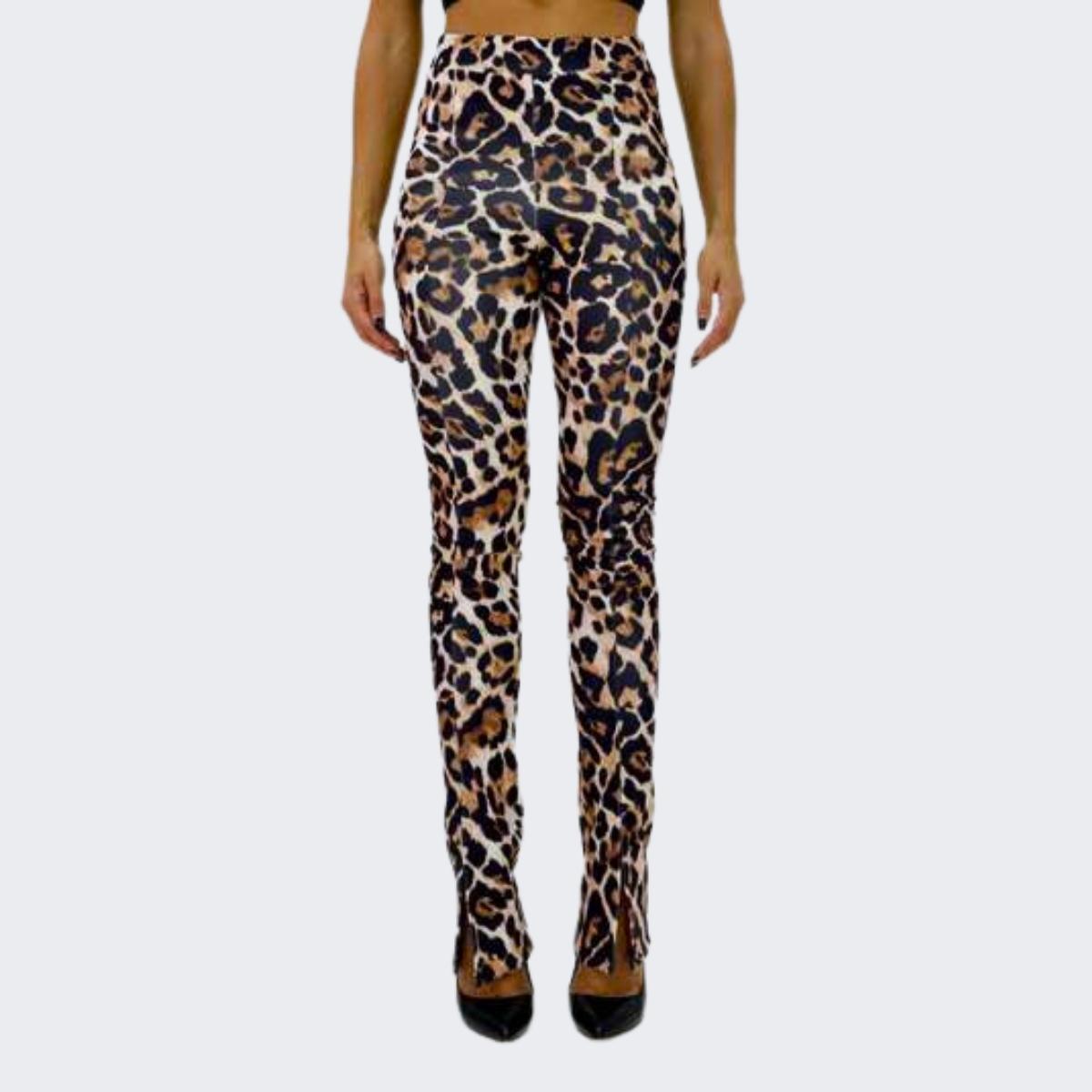 District Margherita Mazzei Pantalone AS38 - SanShopLuxury - 2023, 40, 42, Abbigliamento, Autunno/Inverno, District Margherita Mazzei, Donna, FW23, Maculato, Marrone, Outlet, Pantalone, Ultimo