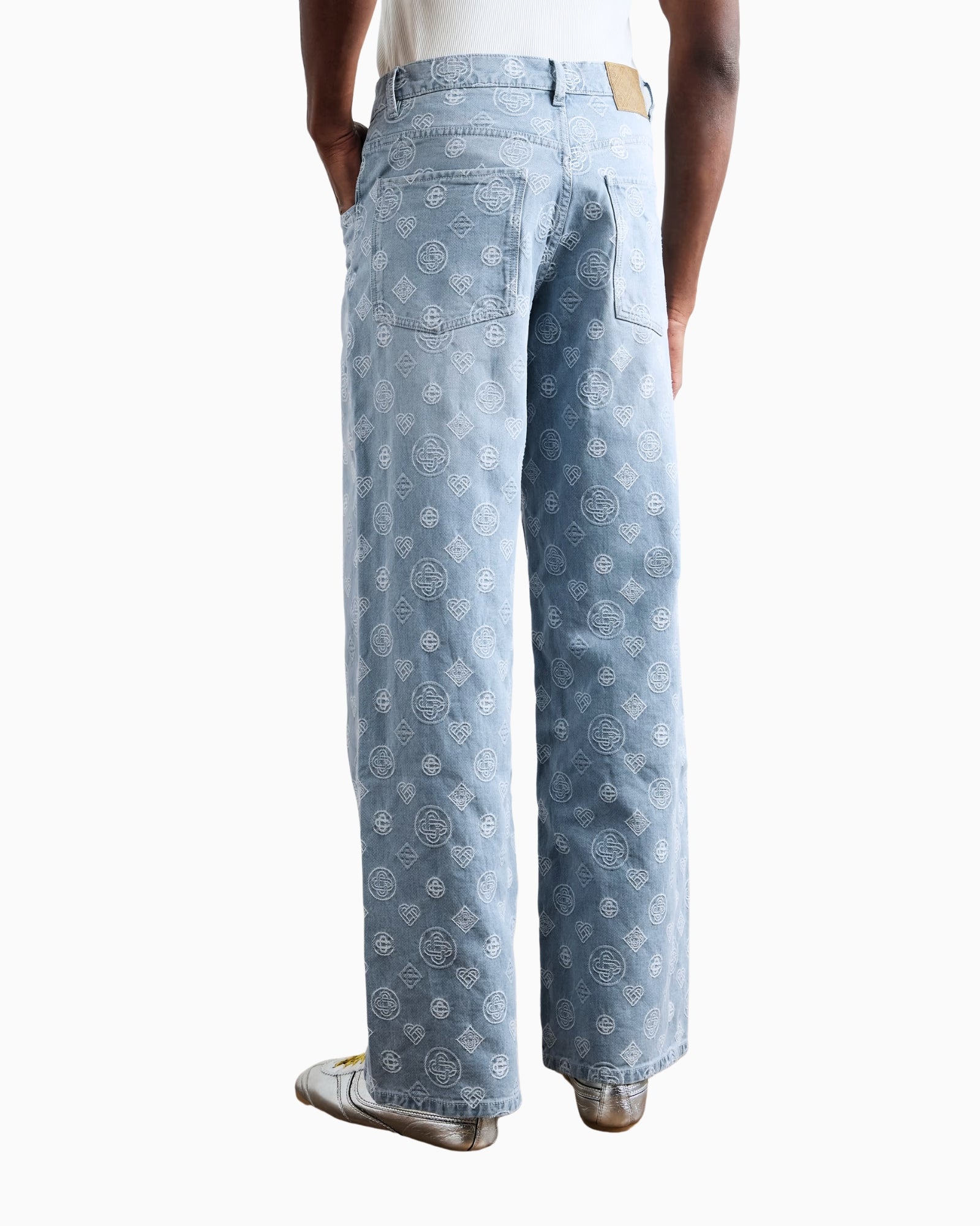 Casablanca Jeans MAW25TR356/01 - SanShopLuxury - 2025, 44, 46, 48, 50, 52, Abbigliamento, Autunno/Inverno, Blu, Casablanca, Continuativo, FW25, Idoneo, Jeans, New, Primavera/Estate, Uomo